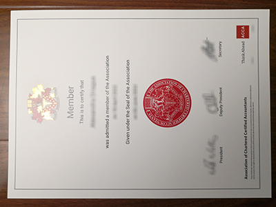 ACCA certificate