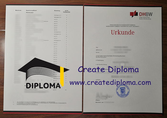 Duale Hochschule Baden-Württemberg diploma