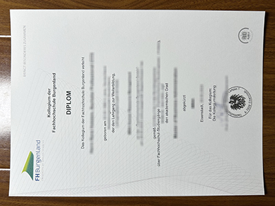 FH Burgenland diploma