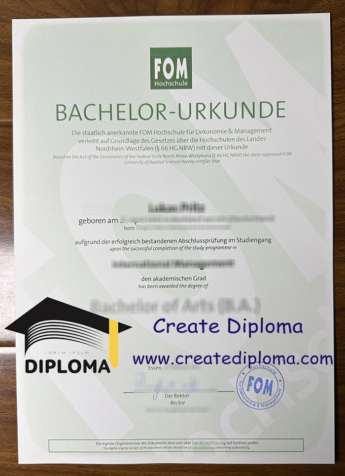 FOM diploma