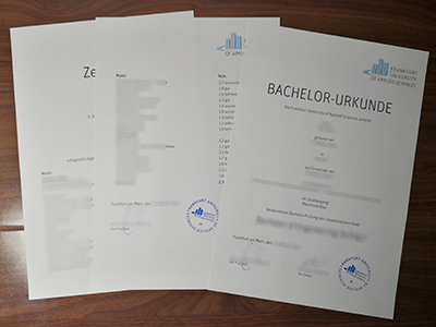 Fachhochschule Frankfurt am Main urkunde