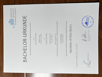Frankfurt University of Applied Sciences diploma