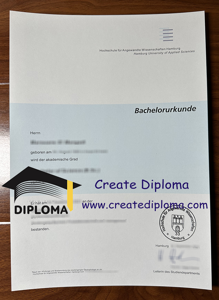 HAW Hamburg diploma