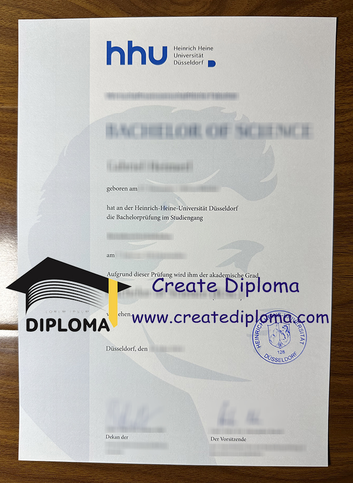 Heinrich-Heine-Universität Düsseldorf diploma