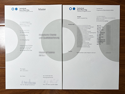 Hochschule Bonn-Rhein-Sieg diploma