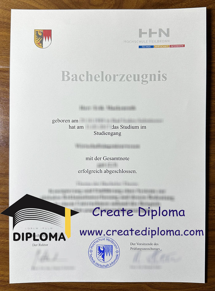 Hochschule Heilbronn zeugnis