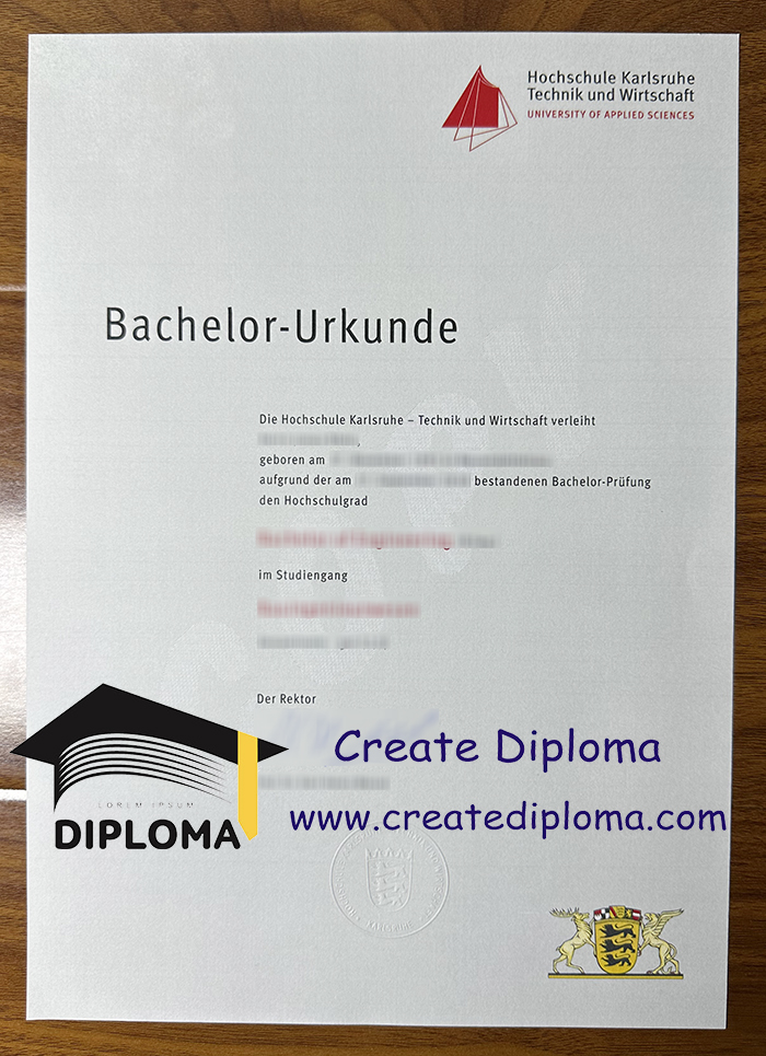 Hochschule Karlsruhe diploma