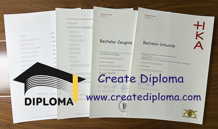 Hochschule Karlsruhe urkunde and zeugnis