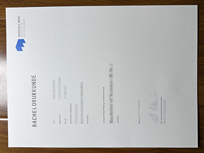 Hochschule Mainz urkunde