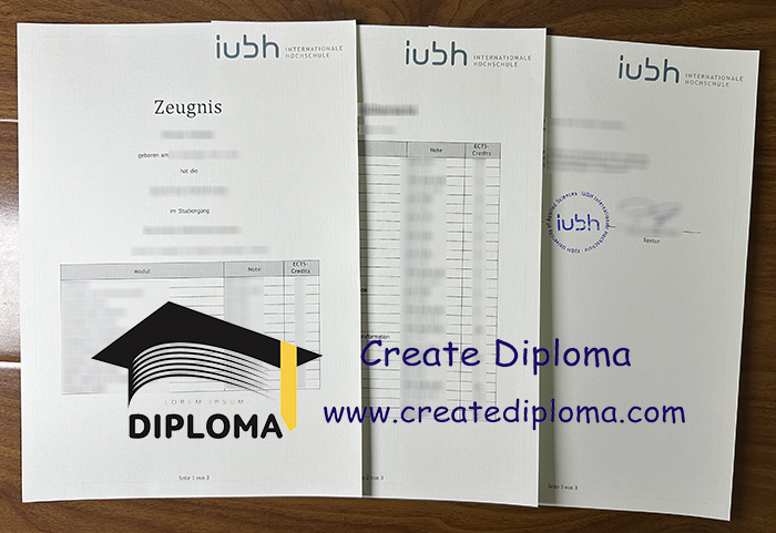 IUBH zeugnis