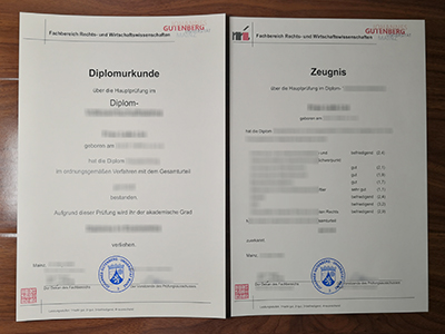Johannes Gutenberg-Universität Mainz diploma