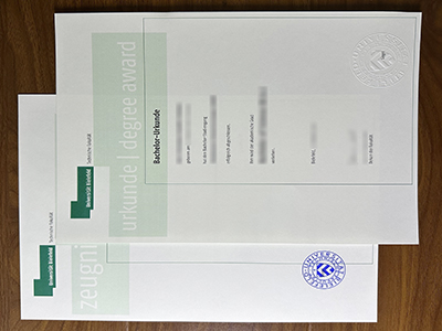 Universität Bielefeld urkunde and zeugnis
