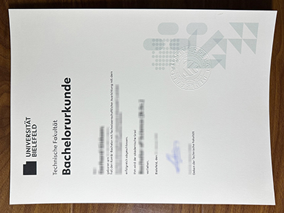 Universität Bielefeld urkunde