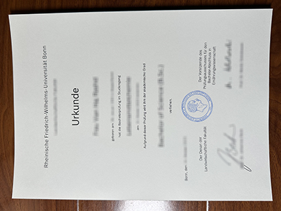 Universität Bonn diploma