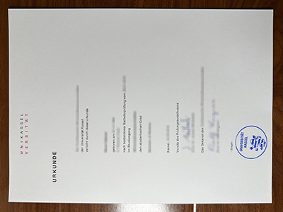 Universität Kassel diploma