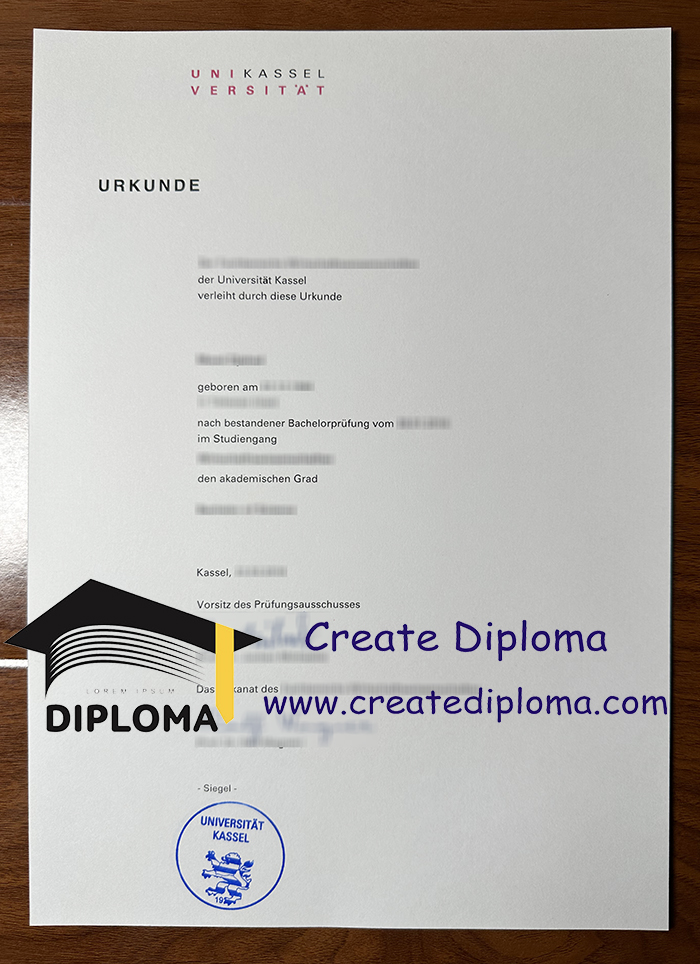 Universität Kassel diploma