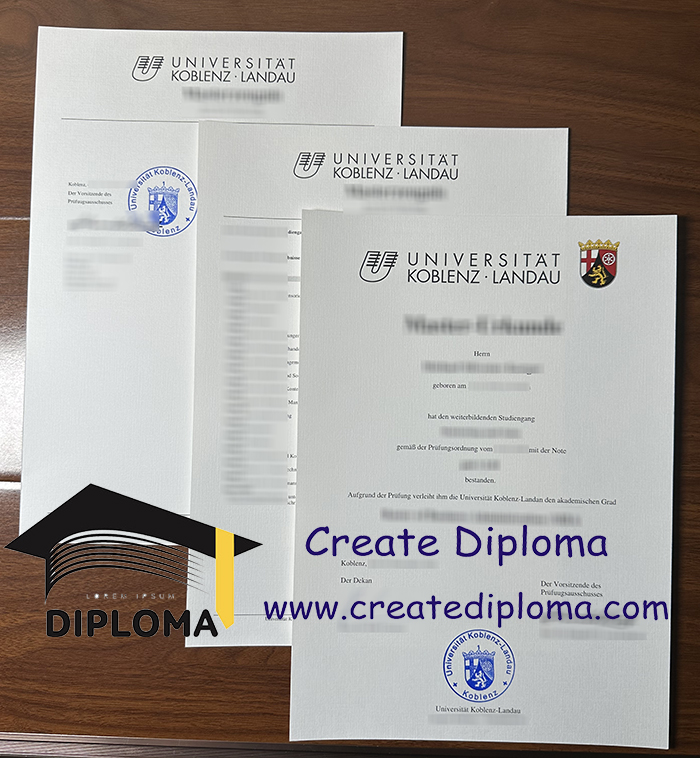 Universität Koblenz-Landau diploma
