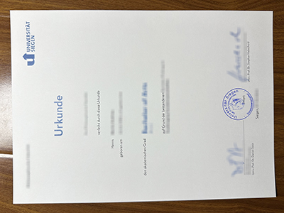 Universität Siegen diploma