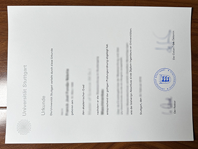 Universität Stuttgart diploma