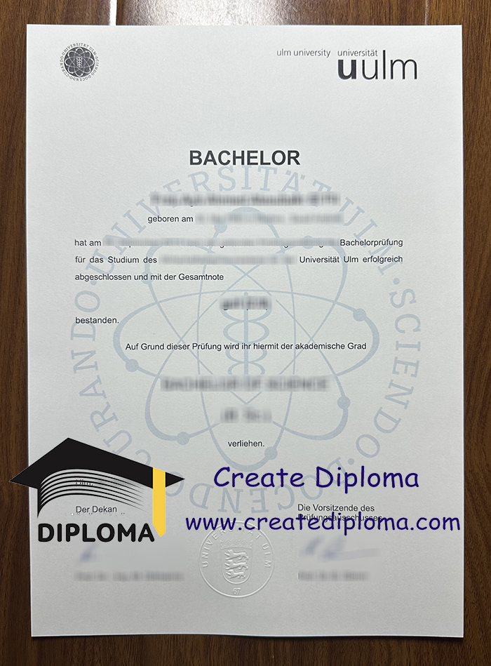 Universität Ulm diploma
