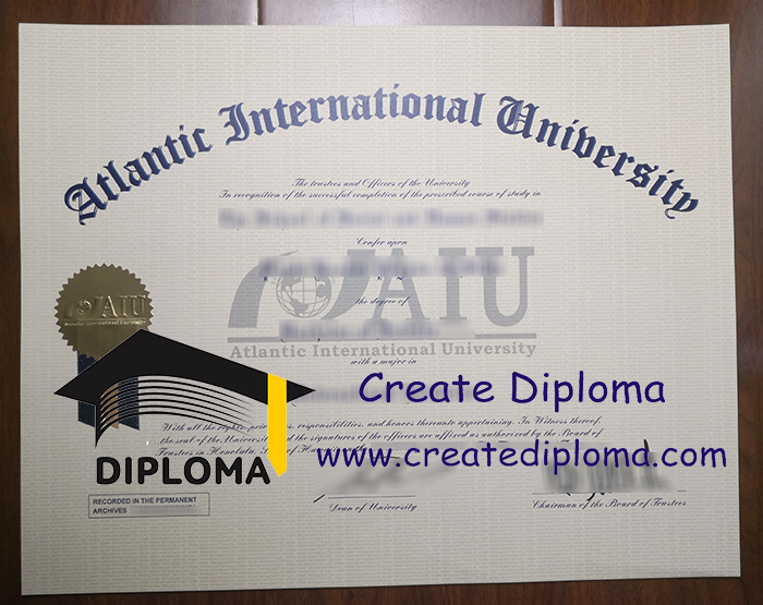 Atlantic International University diploma