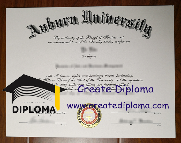 Auburn University diploma