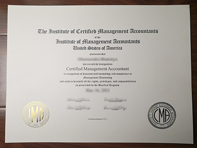 CMA certificate