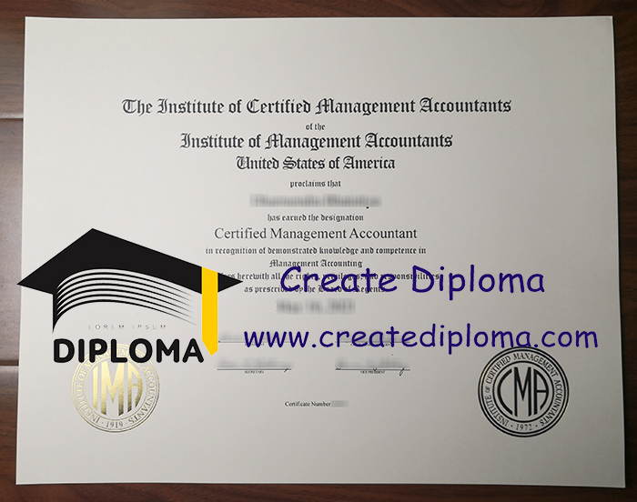 CMA certificate