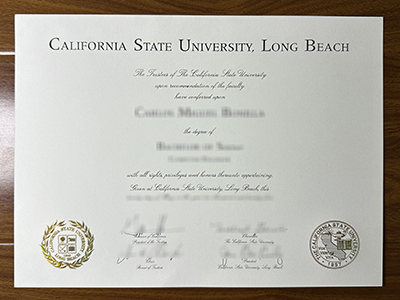 California State University Long Beach diploma