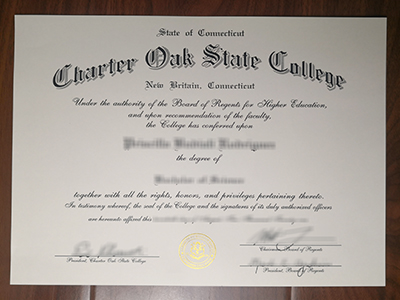 Charter Oak State College diploma