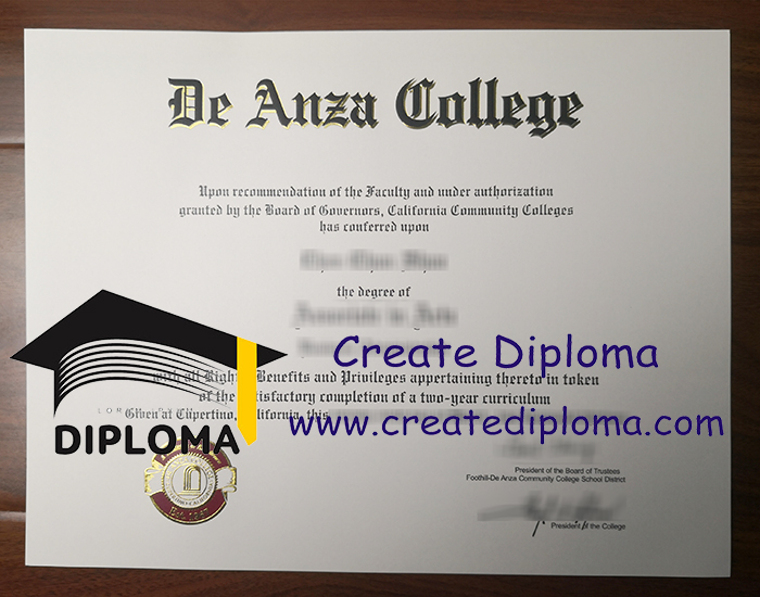 De Anza College diploma