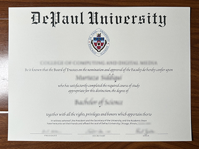 DePaul University diploma