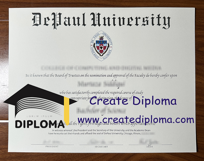 DePaul University diploma