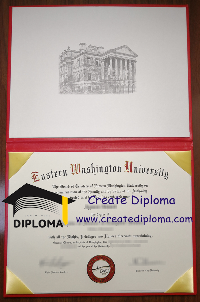 Eastern Washington University diploma