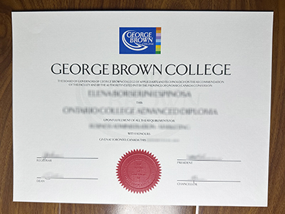 George Brown College diploma