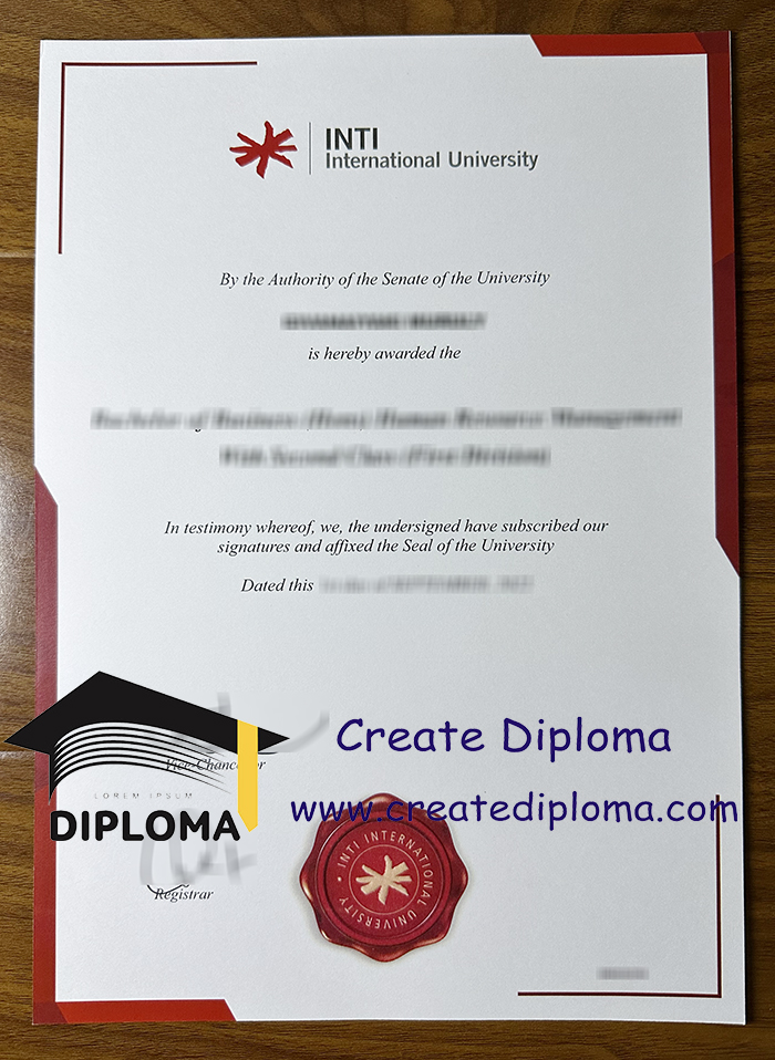 INTI International University degree