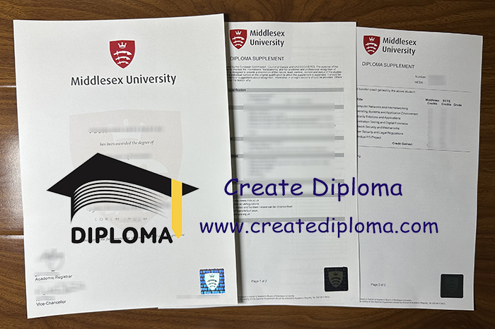 Middlesex University diploma