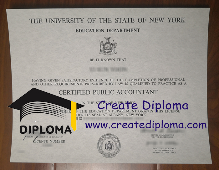 New York CPA certificate