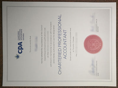 Ontario CPA certificate