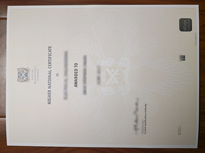 SQA certificate