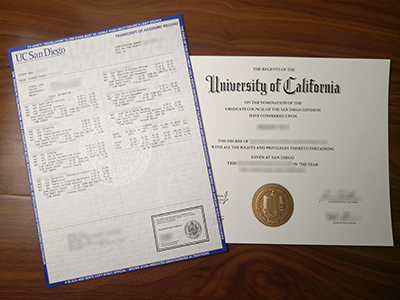 UC San Diego diploma