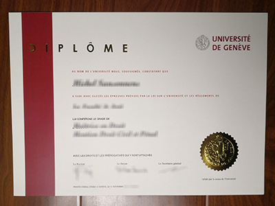 Université de Genève diploma