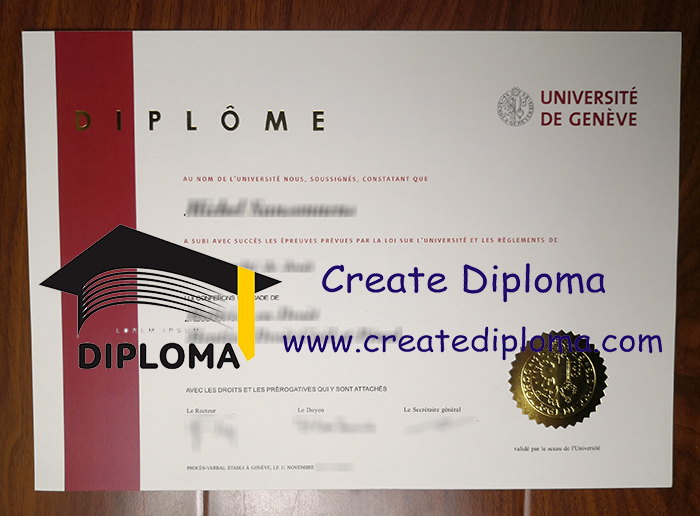 Université de Genève diploma