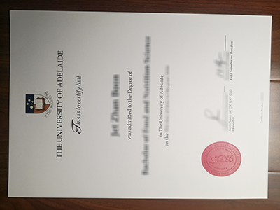 University of Adelaide diploma