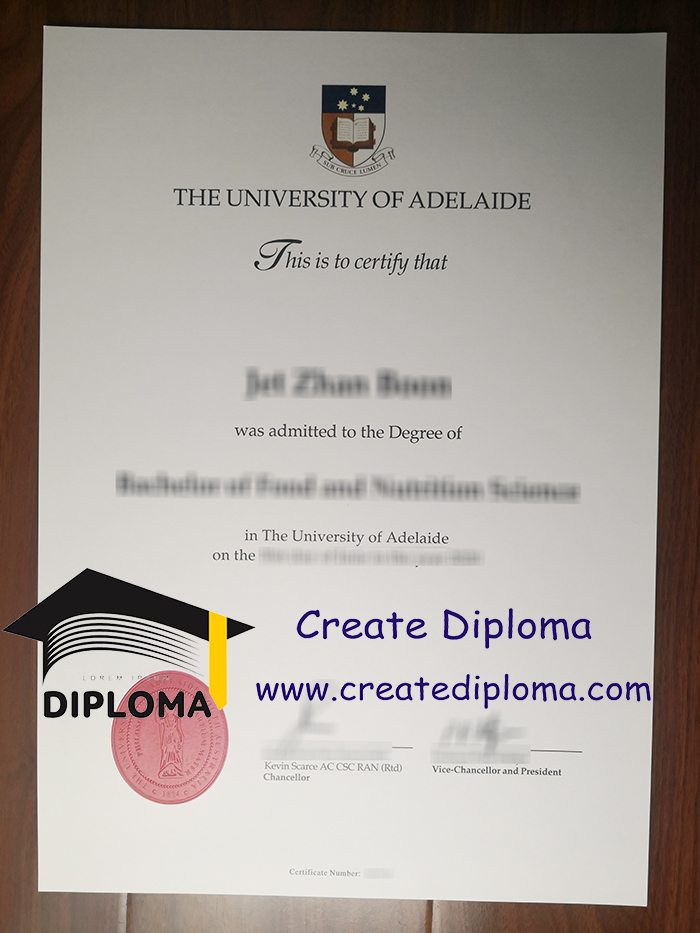 University of Adelaide diploma