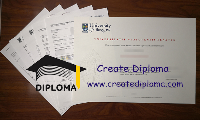 University of Glasgow diploma and transcript