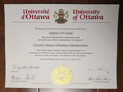University of Ottawa diploma