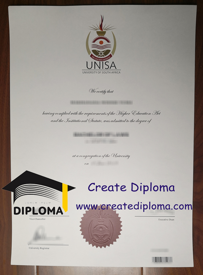 University of South Africa diploma