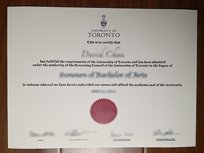 University of Toronto diploma