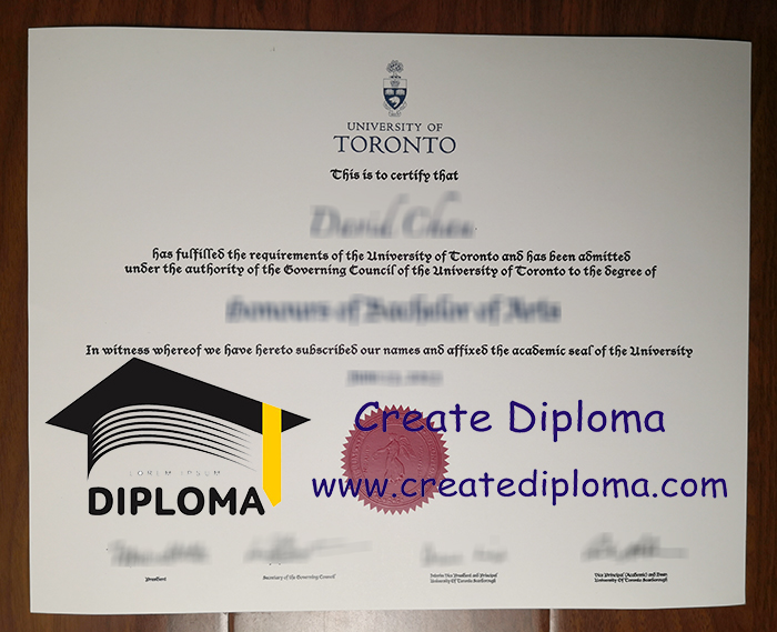 University of Toronto diploma